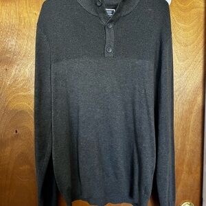Club Room Men's Dark Gray Crewneck Sweater